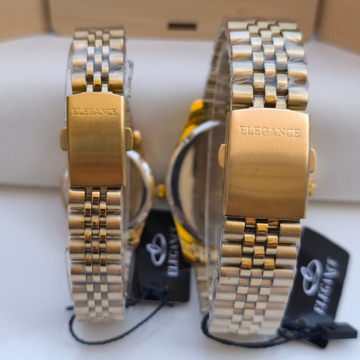 خرید ساعت دخترانه پسرانه طلایی ست