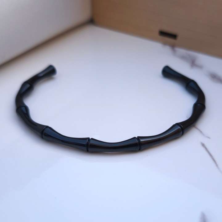 خرید بنگل پسرانه مشکی طرح بامبو