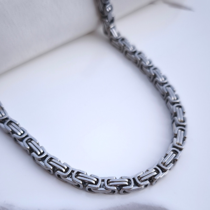 خرید گردنبند بیزانس مردانه رنگ ثابت