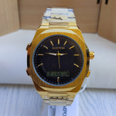 خرید ساعت دو زمانه مردانه طلایی امپاور