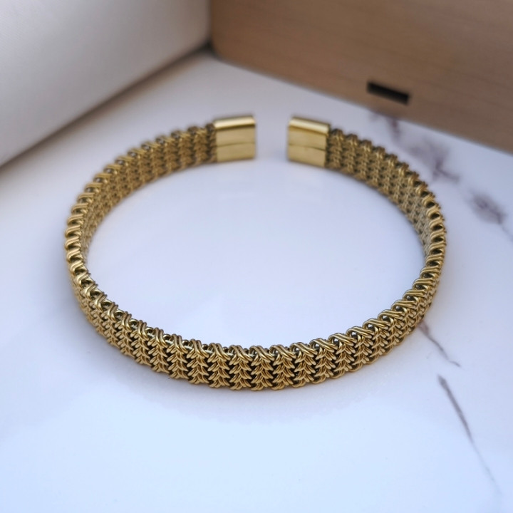 خرید بنگل طلایی پسرانه استیل