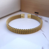 خرید بنگل طلایی پسرانه شیک رنگ ثابت