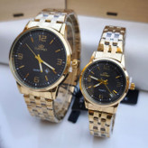 خرید  ساعت زنانه مردانه طلایی ست