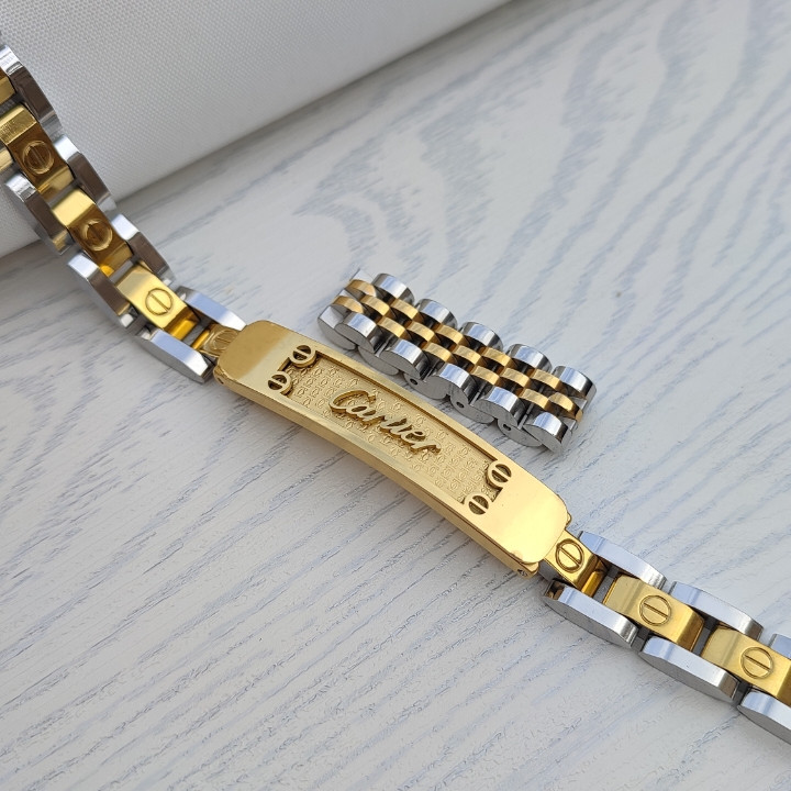 خرید دستبند کارتیر مردانه شیک رنگ ثابت