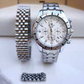 خرید ست دستبند و دستبند مردانه نقره ای شیک