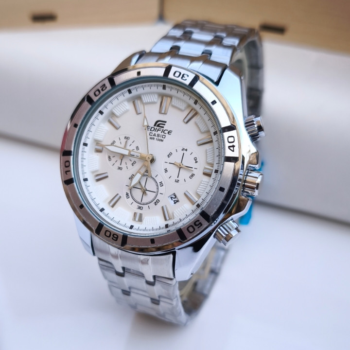 خرید ساعت کاسیو مردانه سه موتوره استیل