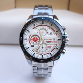 خرید ساعت مردانه نقره ای سه موتوره کاسیو ادیفایس