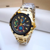 خرید ساعت کاسیو مردانه سه موتور فعال طلایی