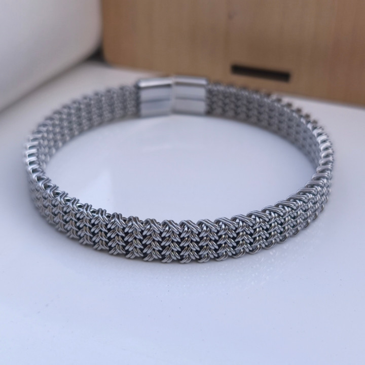 خرید بنگل پسرانه نقره ای استیل رنگ ثابت