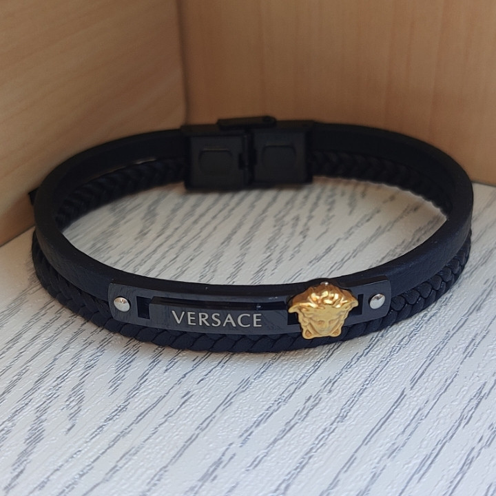 خرید دستبند چرمی ورساچه اسپرت