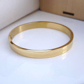 خرید دستبند طلایی پسرانه شیک رنگ ثابت