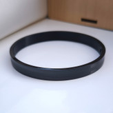 خرید دستبند النگویی مردانه مشکی رنگ ثابت استیل