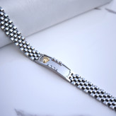 خرید دستبند رولکس مردانه رنگ ثابت استیل نقره ای