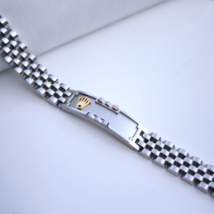 خرید دستبند مردانه شیک رنگ ثابت رولکس