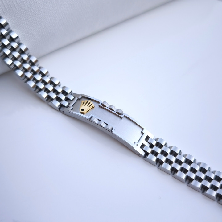 خرید دستبند مردانه شیک رنگ ثابت رولکس