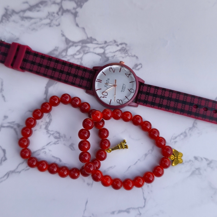 خرید ساعت بند رنگی دخترانه ارزان شیک