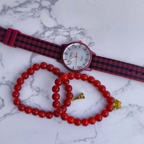 خرید ساعت بند رنگی دخترانه ارزان شیک