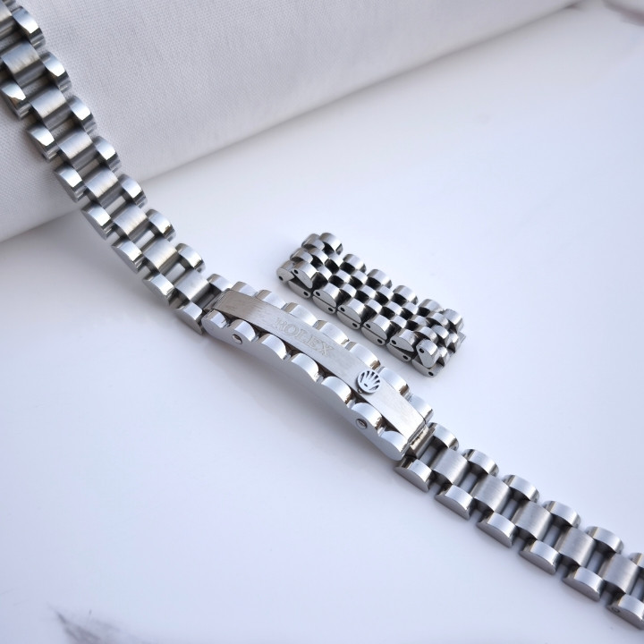 خرید دستبند رولکس مردانه رنگ ثابت استیل قابل شستشو