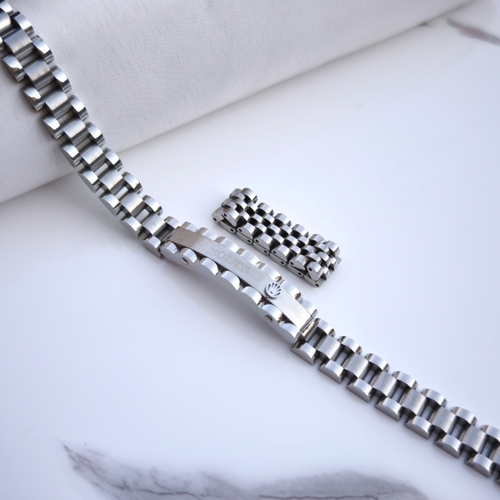 خرید دستبند و انگشتر مردانه نقره ای استیل رنگ ثابت