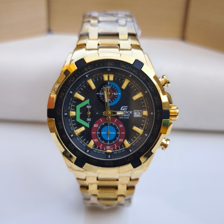 خرید ساعت کاسیو مردانه طلایی استیل