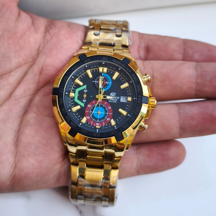 خرید ساعت ادیفایس سه موتور طلایی مردانه