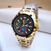 خرید ساعت مردانه طلایی سه موتوره استیل