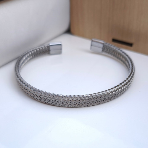 خرید بنگل پسرانه استیل رنگ ثابت شیک فری سایز