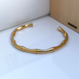 خرید بنگل پسرانه طرح بامبو طلایی استیل رنگ ثابت شیک