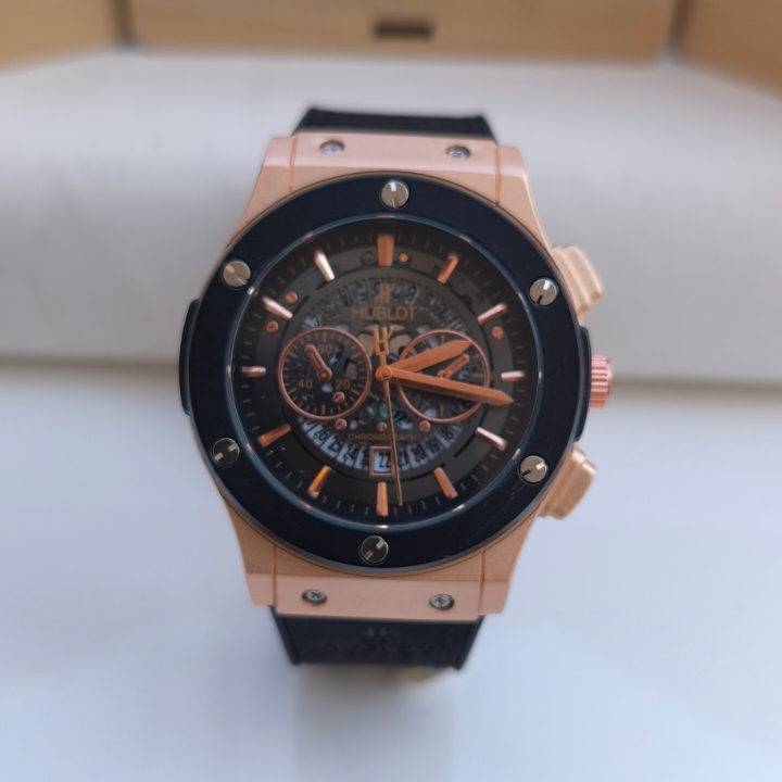 خرید ساعت هابلوت مردانه بند چرمی شیک قیمت مناسب