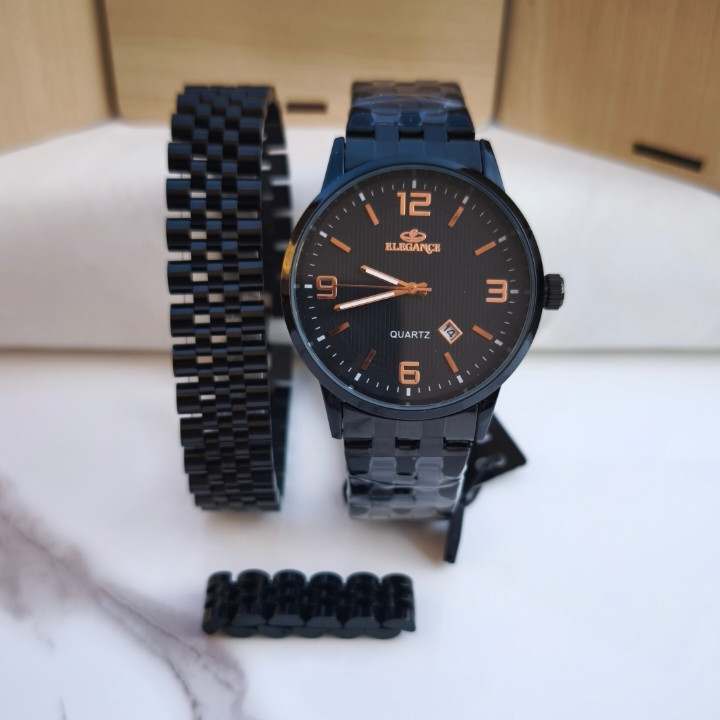 خرید ست ساعت دستبند انگشتر مردانه شیک ارزان مناسب هدیه