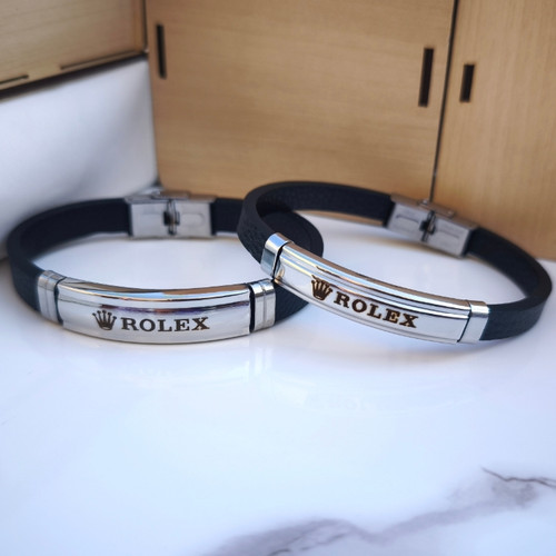 خرید ست دستبند دخترانه پسرانه چرمی رولکس ارزان شیک