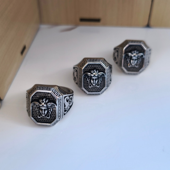 خرید انگشتر ورساچه مردانه شیک ارزان مناسب کادو