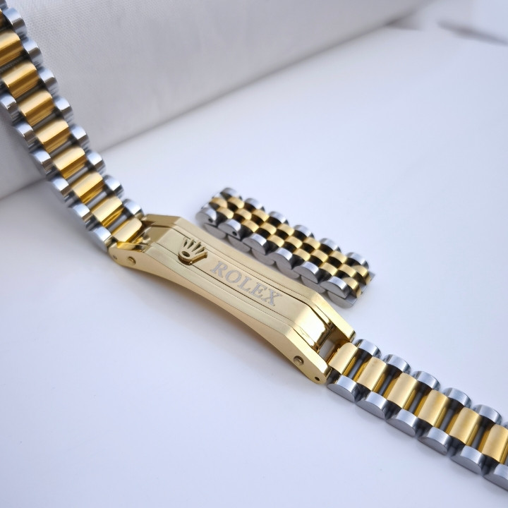 خرید ست انگشتر دستبند رولکس مردانه طلایی نقره ای ارزان مناسب هدیه