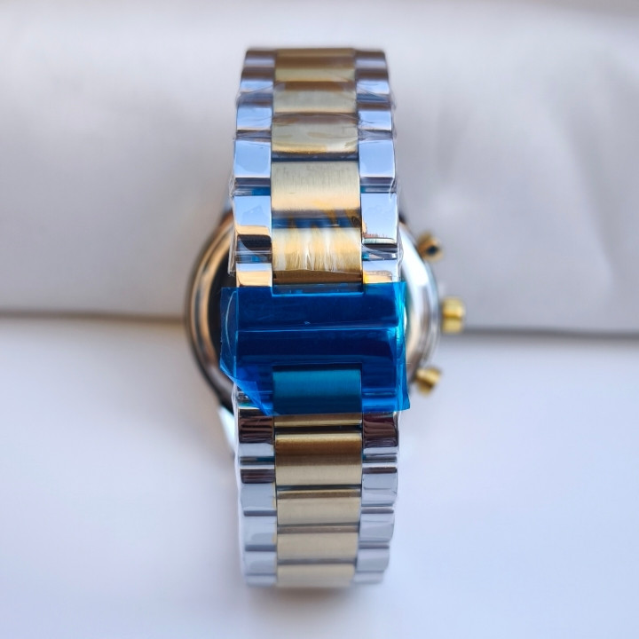 خرید ساعت استیل مردانه طلایی نقره ای شیک ارزان مناسب کادو