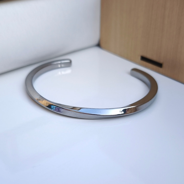 خرید بنگل طرح پیچی پسرانه استیل رنگ ثابت فری سایز شیک ارزان