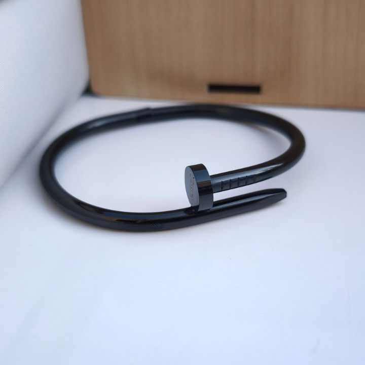 خرید بنگل میخی مردانه مشکی استیل رنگ ثابت شیک قیمت مناسب