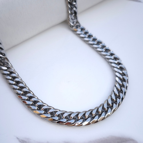 خرید زنجیر مردانه کارتیر استیل ۶۰ سانتی رنگ ثابت شیک ارزان