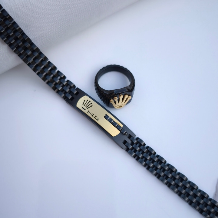 خرید ست اکسسوری مردانه شیک رنگ ثابت مناسب کادو