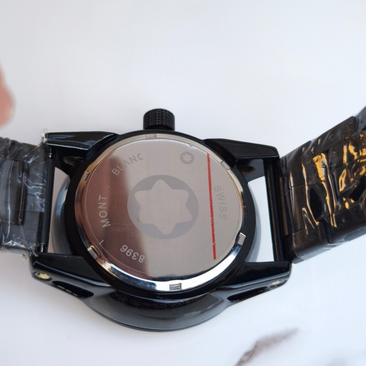 خرید ساعت مشکی مردانه بند فلزی شیک ارزان مناسب کادو