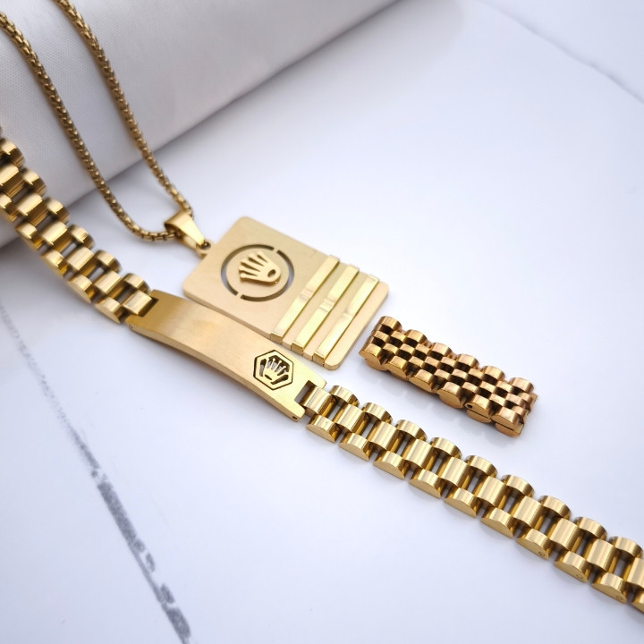 خرید ست اکسسوری رولکس مردانه شیک ارزان مناسب هدیه