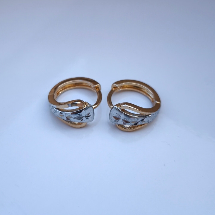 خرید گوشواره حلقه ای زنانه ژوپینگ شیک رنگ ثابت