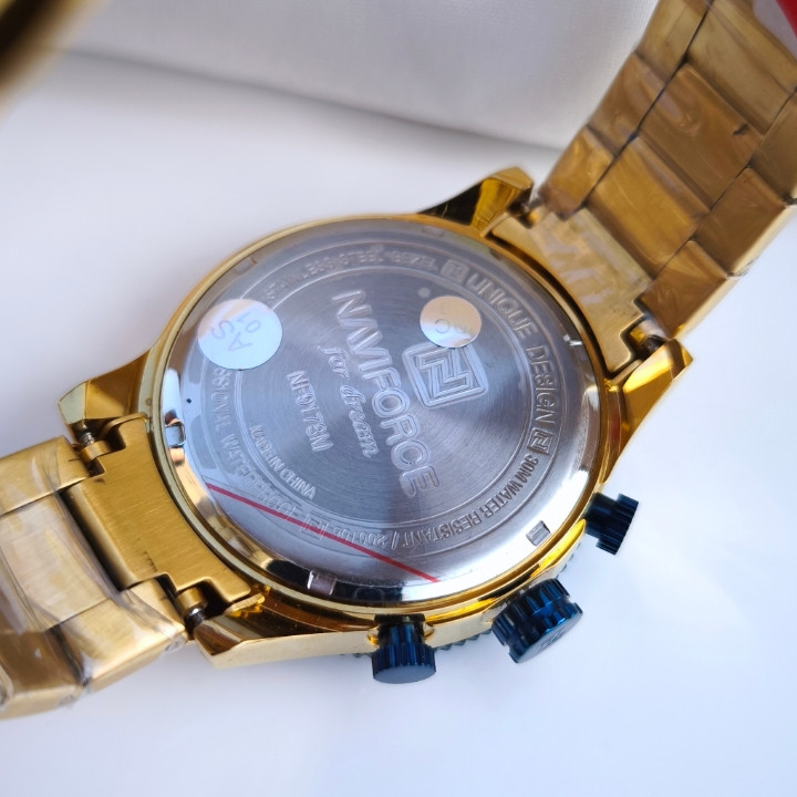 خرید ساعت نیوی فورس مردانه سه موتوره شیک ارزان مناسب کادو