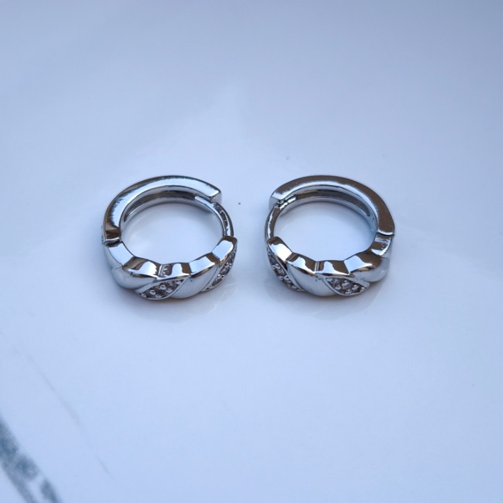 خرید گوشواره حلقه ای دخترانه ژوپینگ رنگ ثابت شیک قیمت مناسب