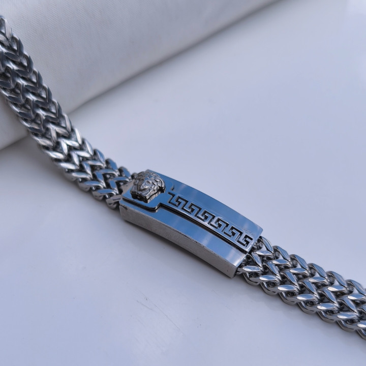 خرید بدلیجات مردانه استیل رنگ ثابت شیک خاص مناسب کادو تولد